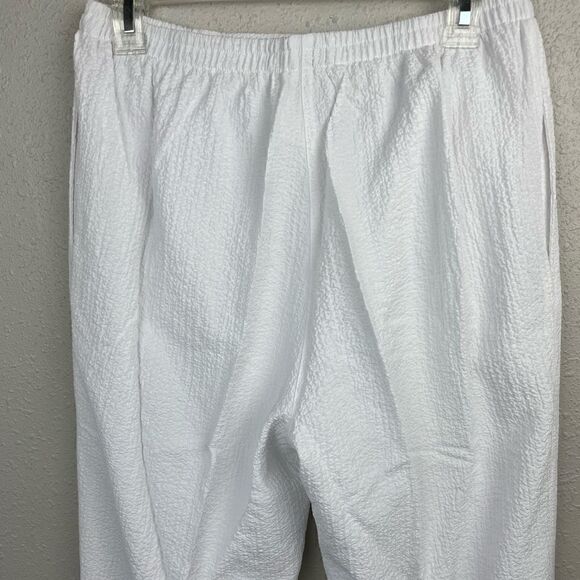 Draper’s & Damons White Casual Pants Size Petite M - Picture 5 of 5